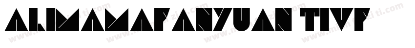 alimamafanyuan tivf字体转换